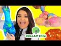 DOLLAR TREE SLIME CHALLENGE! Making Slime Using Dollar Tree Ingredients! EASTER EDITION!