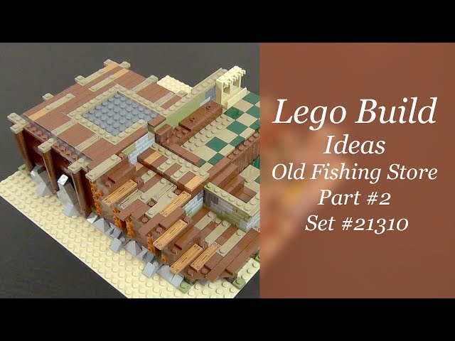 Mini LEGO Old Fishing Store (TUTORIAL) 