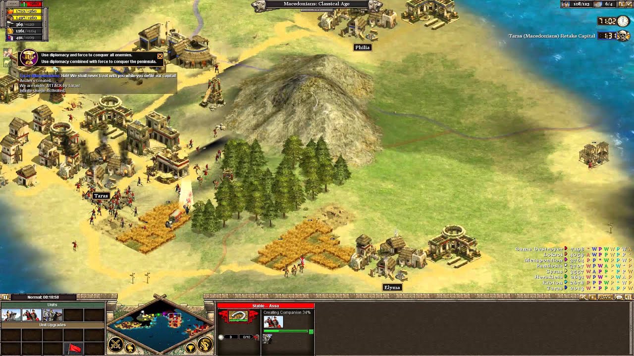 The Rise of Nations Mobile Experience 