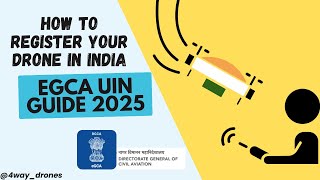 How to Register Your Drone UIN on DGCA eGCA Portal  (Step by Step Guide) 2025 Update