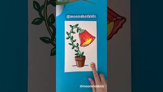 Flower lamp light-up card. Perfect for Mother’s Day