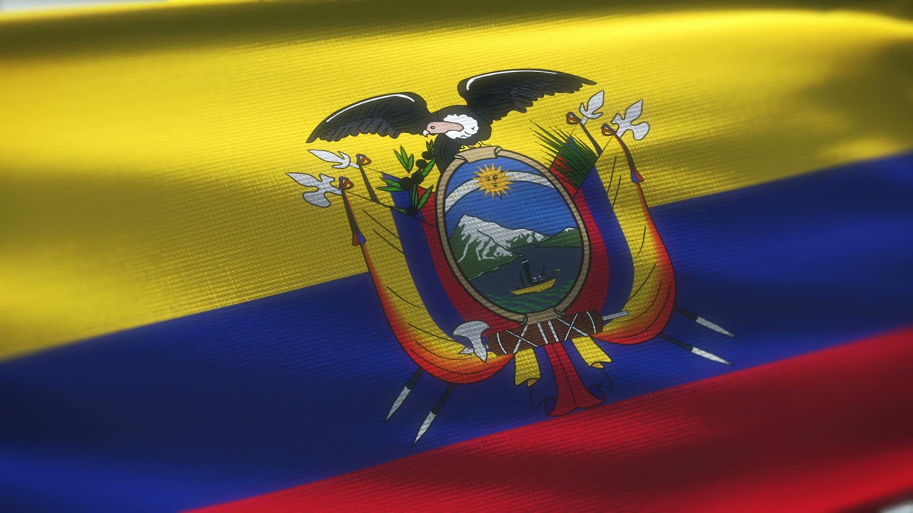 Ecuador Flag - Loopable Background Free Download