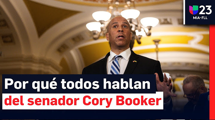 Senador Cory Booker: Su discurso de 25 horas contra Trump resumido en 25 frases