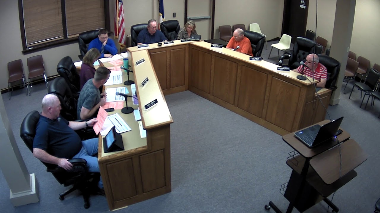 Anamosa Special City Council Meeting 9 20 18 Part 1 YouTube