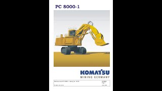 Komatsu Pc8000 1 Hydraulic Shovel Parts Manual Sn 12033