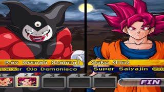 Gomah Vs 2 SSJG - Dragon Ball Z Budokai Tenkaichi 3 V7 Update