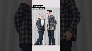 kemeja flannel terbaru pria wanita #youtubeshorts #fashion #kemejamurah