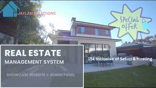 Real Estate Website & Management System. Free Demo source code