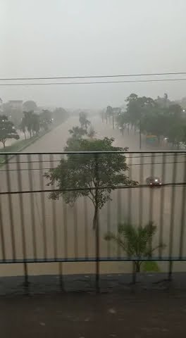 Imagens mostram como ficou o Fundo do Vale após forte chuva