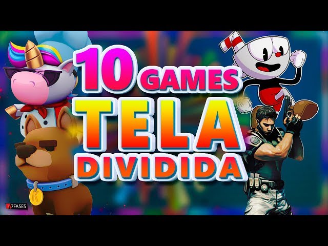 5 GAMES INCRÍVEIS PARA ZERAR DE 2 COM A TELA DIVIDIDA! 