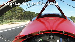 MSFS  Landing the Pitts Special