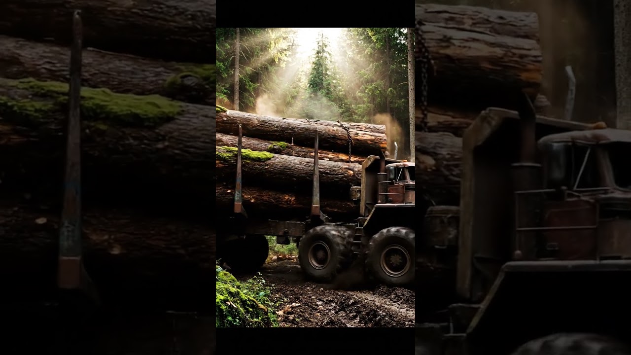 Logging Truck 100T🛻😱😱🔥🔥