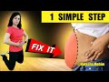 No.1 Super Easy Exercise To Lose Lower Belly Fat At Home in 1 week | No Crutches  & No Sit Ups