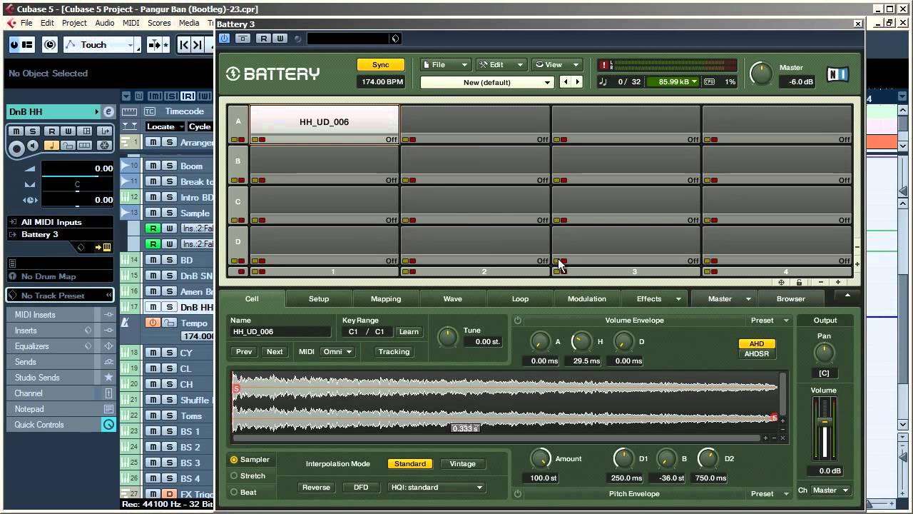 Arbeiten mit Cubase 5 - Bootleg Remix Produktion 24