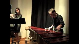 Piazzolla - Libertango; Fausto Valeron - marimba & Malvina Zajac - flute