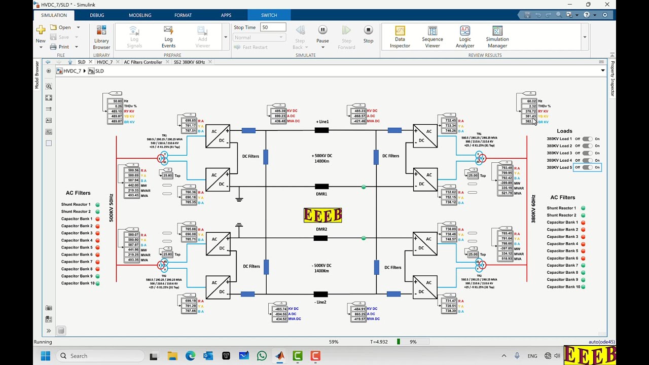 Линия HVDC длиной 1400 км, соединяющая сети 50 Гц и 60 Гц