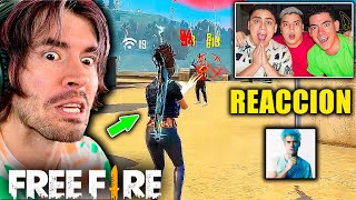 REACCIONANDO A JuegaGerman JUGANDO FREE FIRE 🔥 * SUEÑO CUMPLIDO *