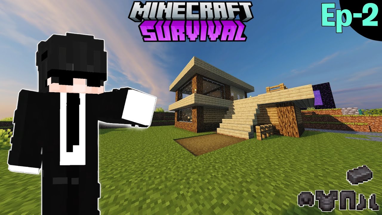 Minecraft Survival Series Upgrade Iron To Netherite ( Episode-2 ) # ...