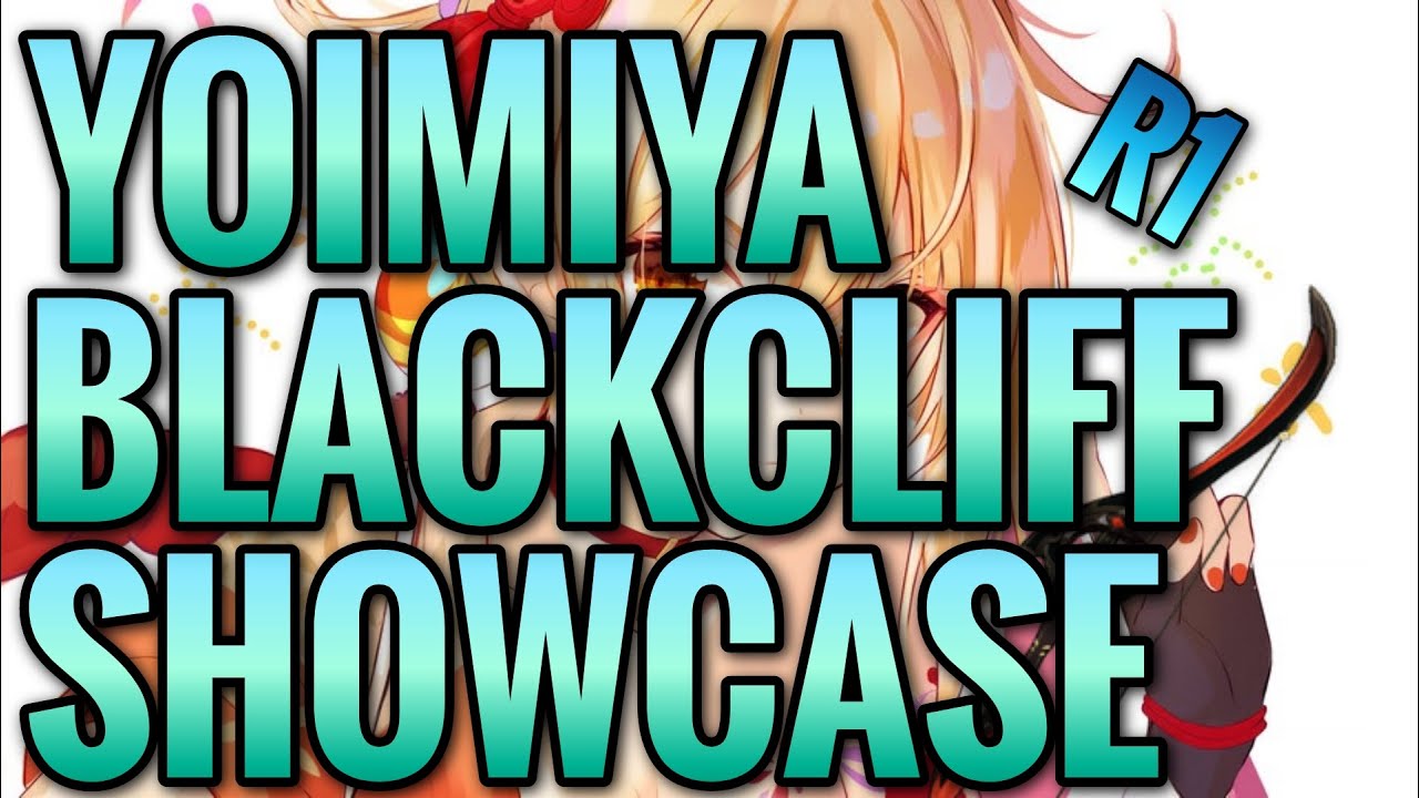 YOIMIYA BLACKCLIFF WARBOW!!! SHOWCASE/BUILD!!! 2.0 Genshin Impact