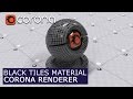 Black Tiles in Corona Renderer - Poliigon Textures | 3Ds Max | Tutorials for beginners