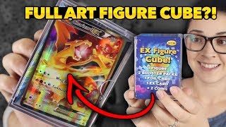 FULL ART EX FIGURE CUBE! Charizard EX! Opening 4 Pokemon EX Figure Cubes from Target
