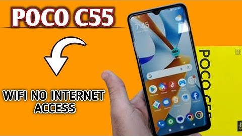 Poco c55 wifi connected but no internet access || How to fix wifi problem anyn poco mobile