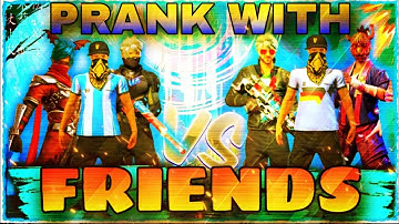 NOOB PRANK IN CUSTOM MATCH WITH FRIENDS...
