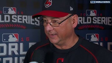 WS2016 Gm7: Francona discusses tough Game 7 loss