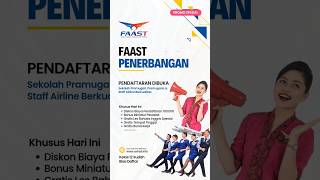 Pendaftaran Sekolah Penerbangan Telah Dibuka!