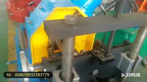 rack upright roll forming machine video