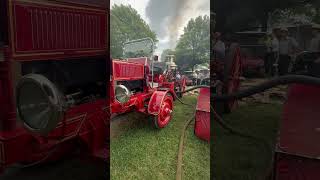 1909 Nott Steam Fire Engine with a 1919 American LaFrance Tractor at Rough and Tumble