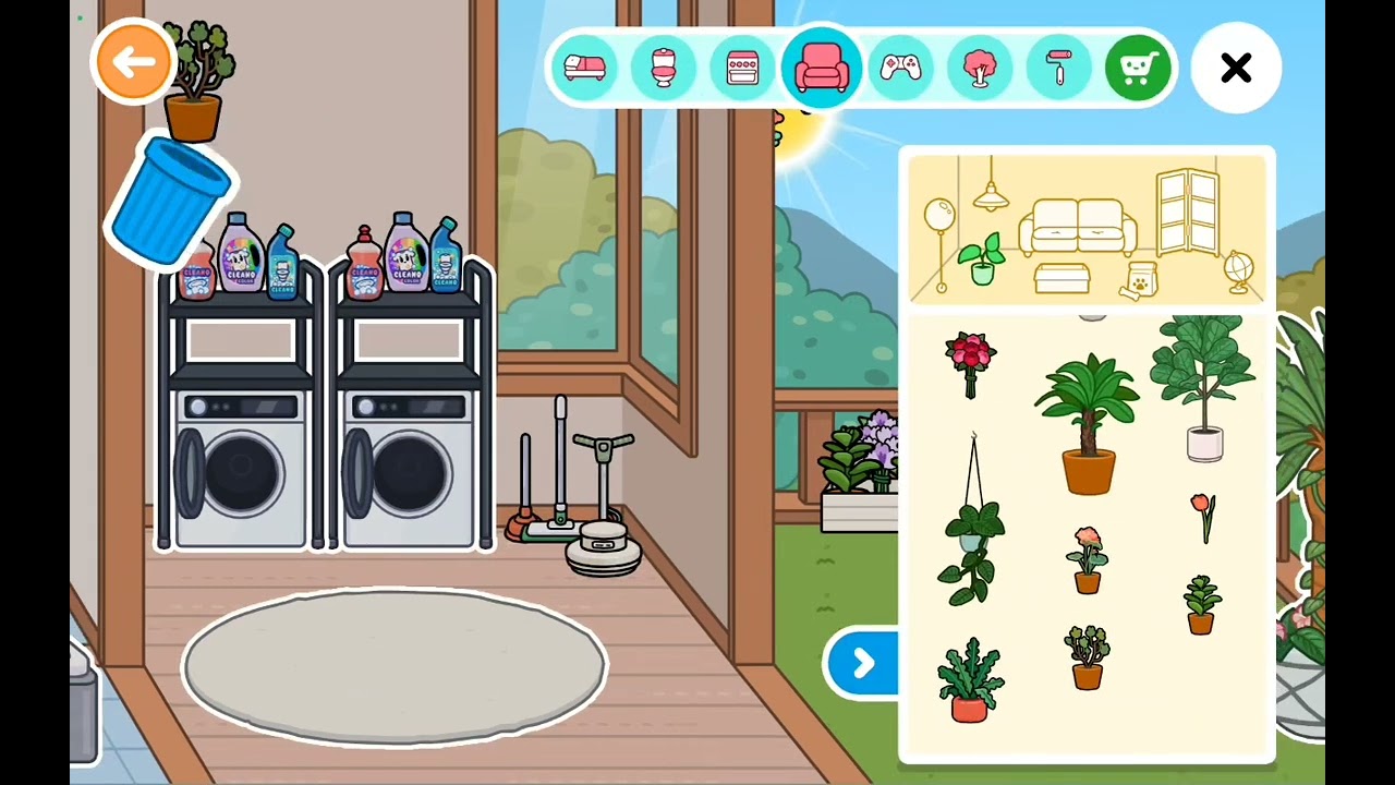 حكايات جولي و تصميم بيت عصري لعبة توكا بوكا الجزء الثاني tocaboca house design 