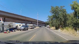 Sacramento California Homeless Encampment | Roseville Road