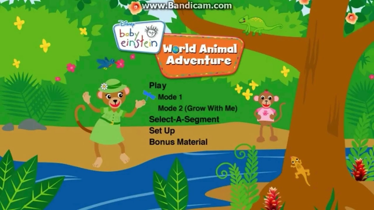 Baby Einstein world animal adventure dvd menu YouTube