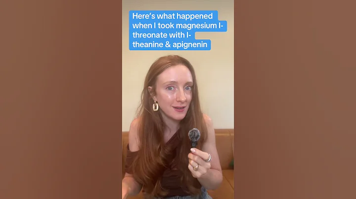 Here’s what happened to my sleep when I took magnesium l-threonate with l-theanine and apigenin.