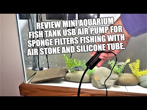 Fishing with Air Stone and Silicone Tube Fish Tank Useekoo 5V Mini Aquarium Air Pump USB for Aquarium 