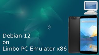 Debian 12 on Limbo PC Emulator x86 screenshot 5
