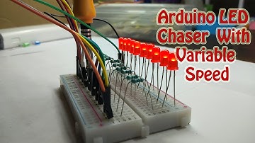 How to make Speed Variable Led Chaser with Arduino  | Arduino Basics-2 | ELECTRO TechTube