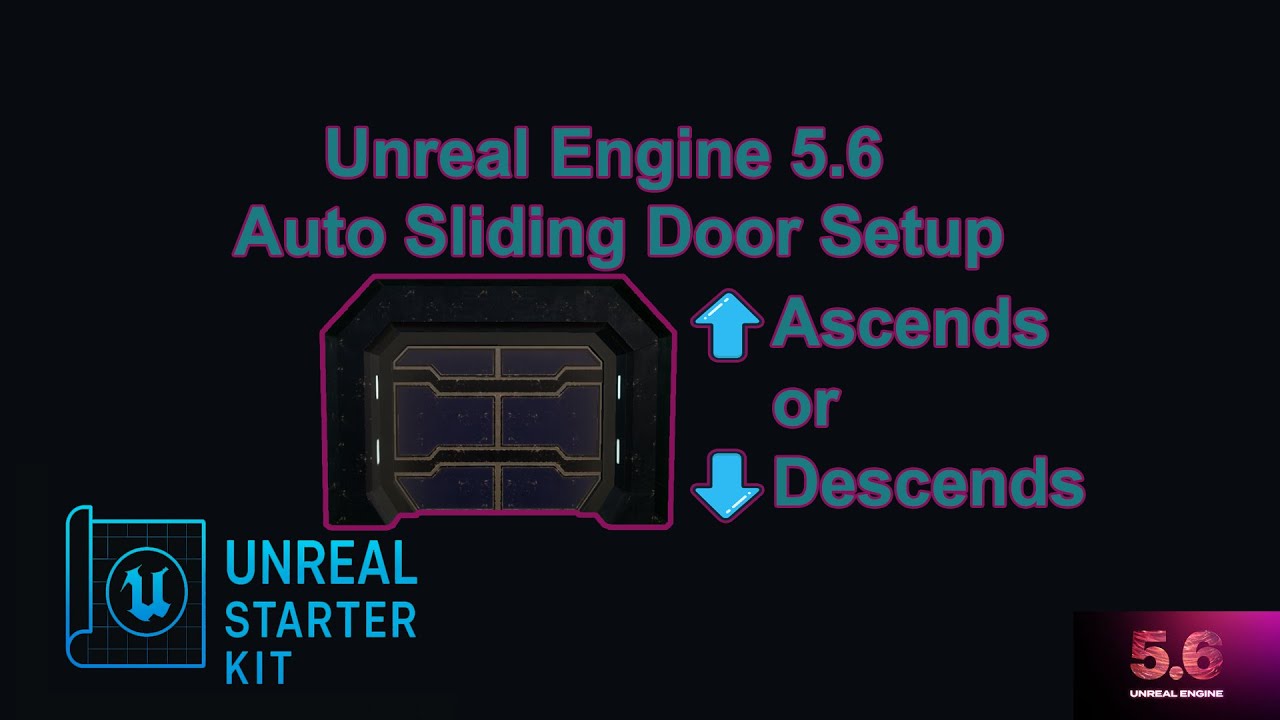 How to Make a Sci Fi Sliding Door in Unreal Engine 5.6 - YouTube