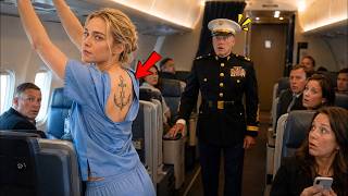 hey Mocked a Nurse in First Class — Until a Marine Commander Noticed Her Tattoo and Froze