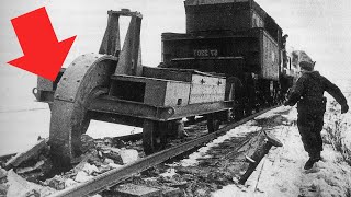 Oddly Satisfying German Railroad Unzipper Footage - The Ww2 Schwellenpflug