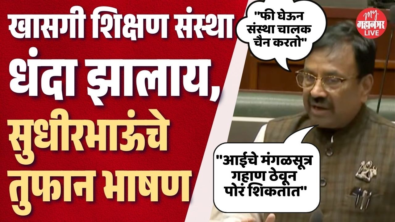 चंद्राकांत पाटलांनी विधेयक मांडलं, सुधीरभाऊंनी त्रुटी काढल्या; नेत्यांमध्ये सवाल-जवाब | Vidhan Sabha