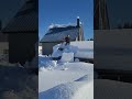 屋根ドカ雪おろし1🌈 #雪下ろし #屋根雪下ろし #雪かき