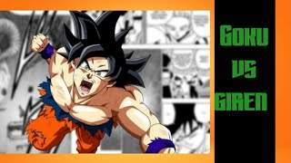 Hero's in the darkest side -..Goku vs giran