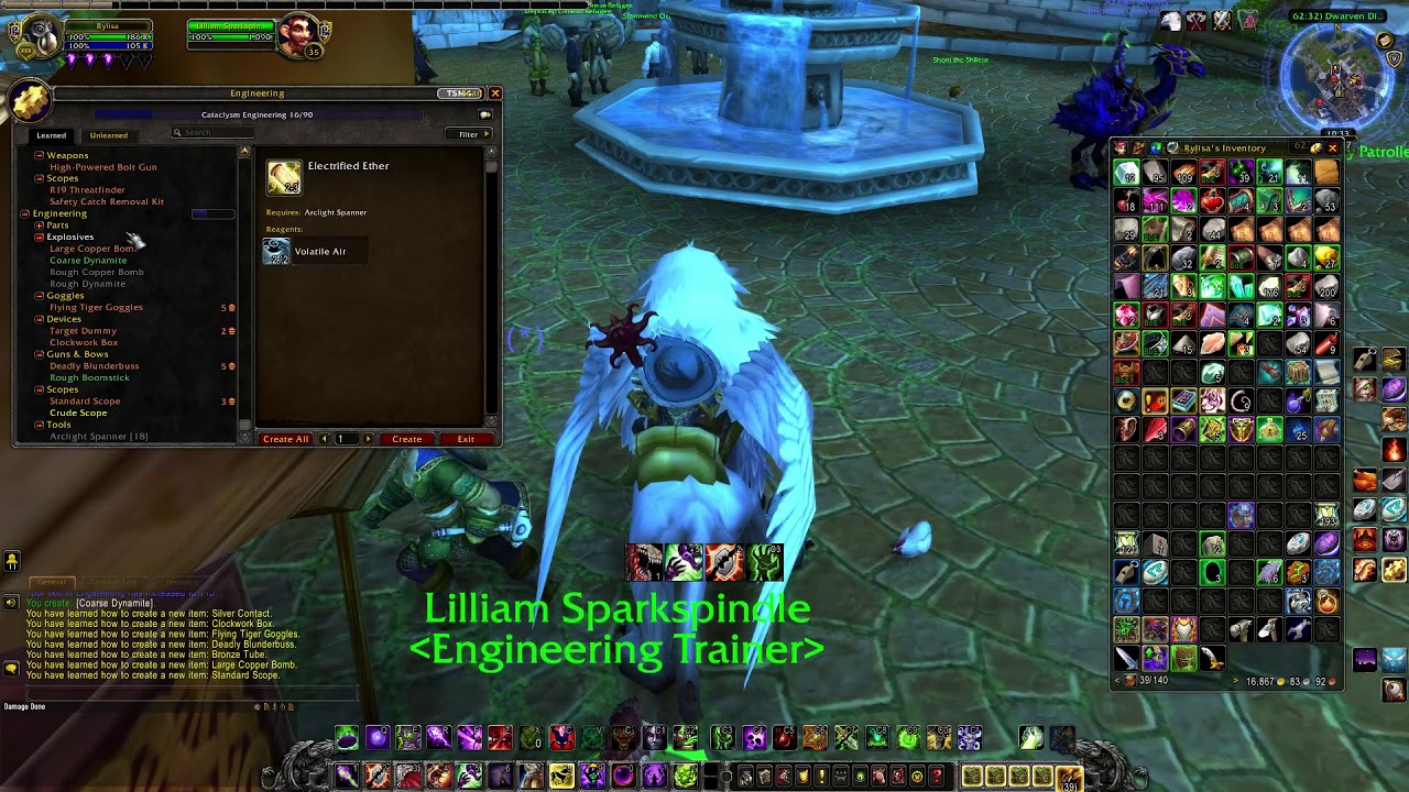 Progressing further along with old world vanilla raids world of