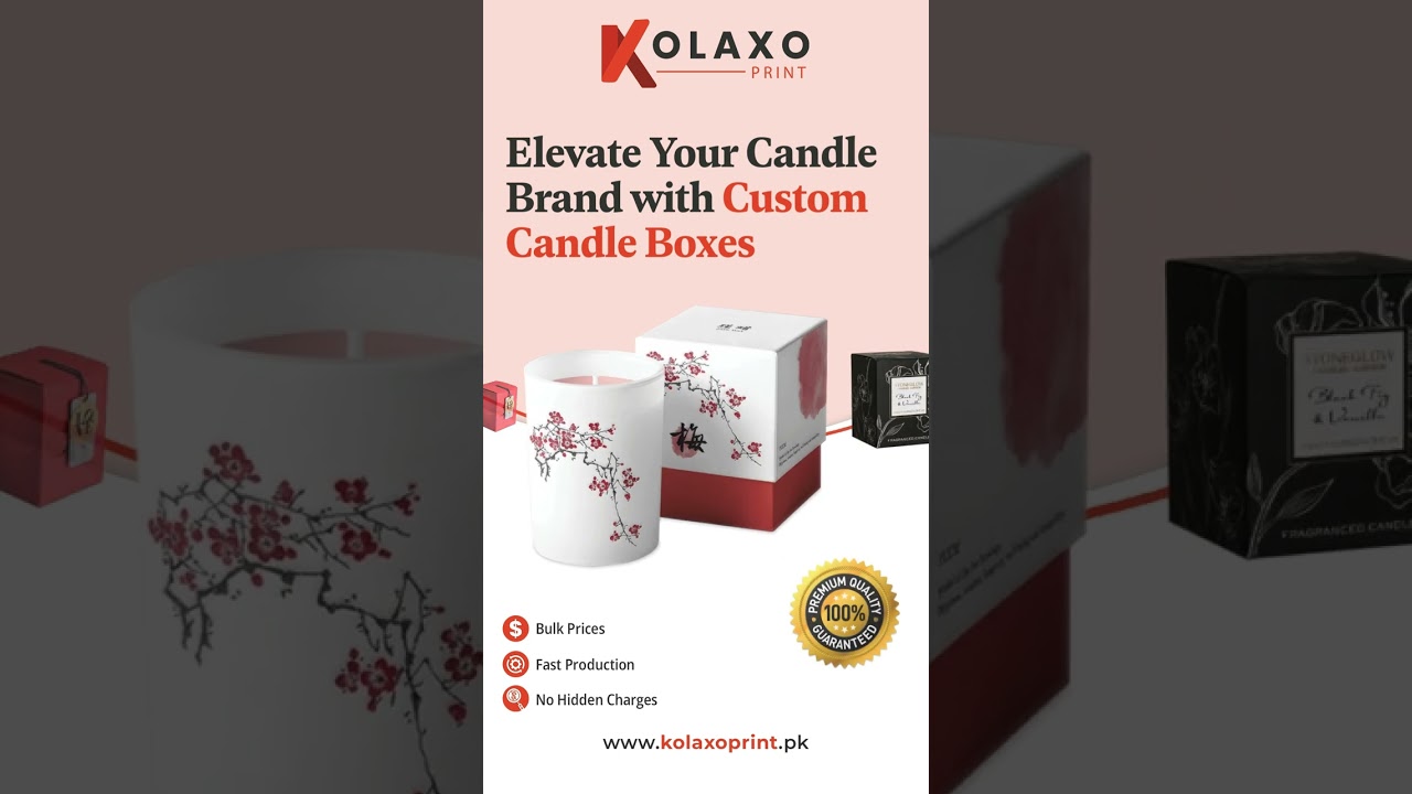 Elevate Your Candle Brand with Custom Candle Boxes 