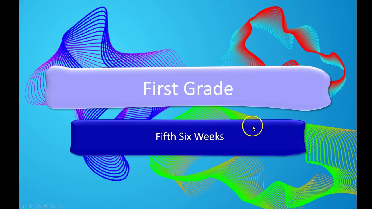 ELAR/ SLAR 5th Six Weeks CPV_1st Grade - YouTube