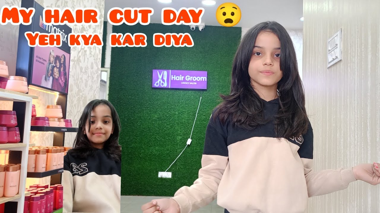 MY HAIR CUT DAY 😧😃😄#viral #youtube 