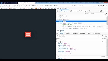 Burger Menu Animation Using Html, Css and Jquery