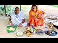 আজ আমাদের মহাসপ্তমীর খাওয়া দাওয়া  | Durga Puja Festival Cooking and Eating by our family | villfood
